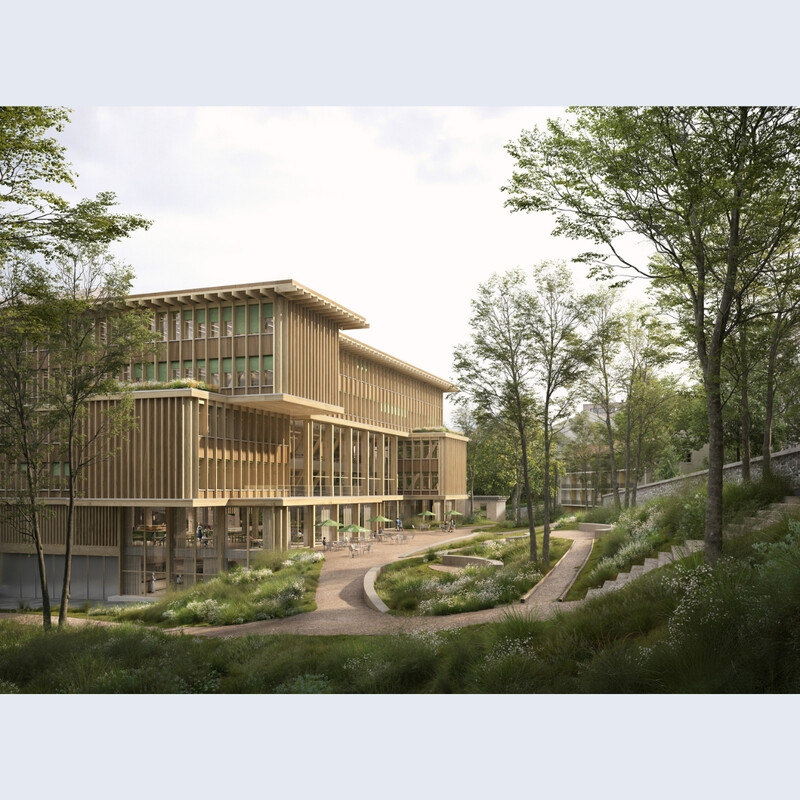 1. Preis beim Wettbewerb «Neubau Campus Platztor Universität St Gallen»