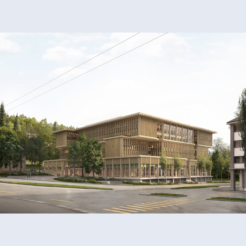 1. Preis beim Wettbewerb «Neubau Campus Platztor Universität St Gallen»