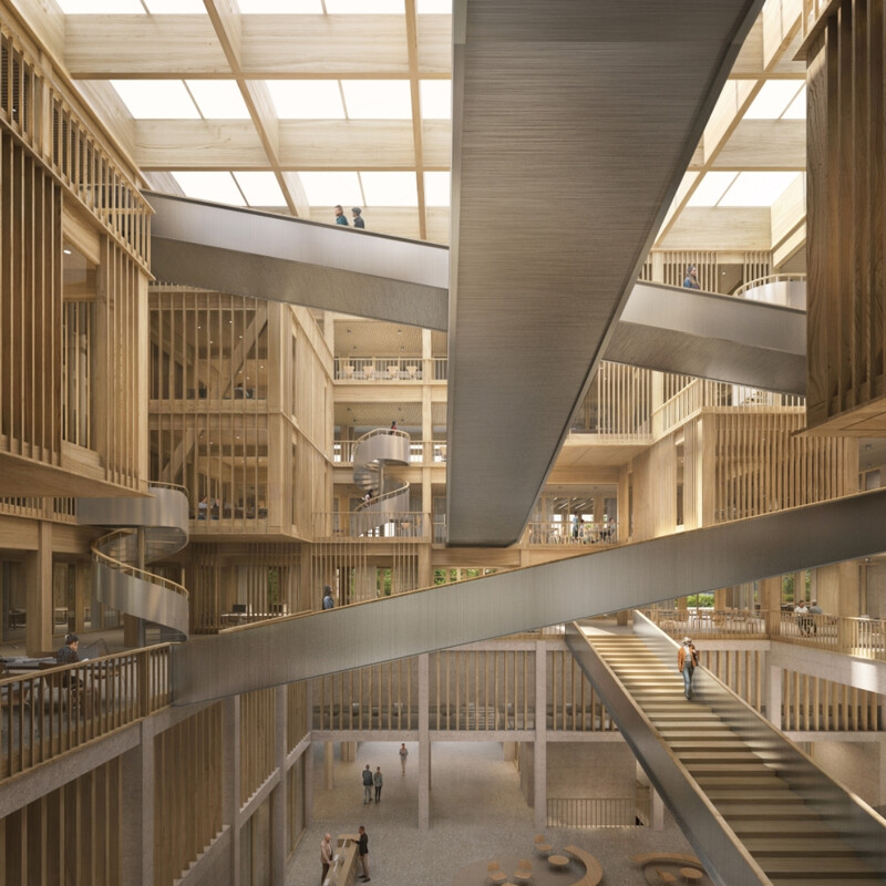 1. Preis beim Wettbewerb «Neubau Campus Platztor Universität St Gallen»
