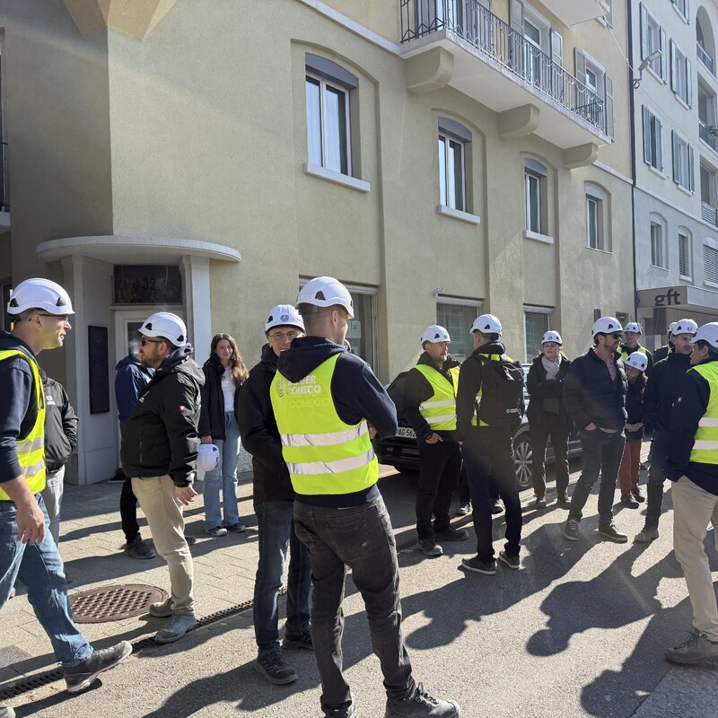 Baustellenrundgang Rötelstrasse