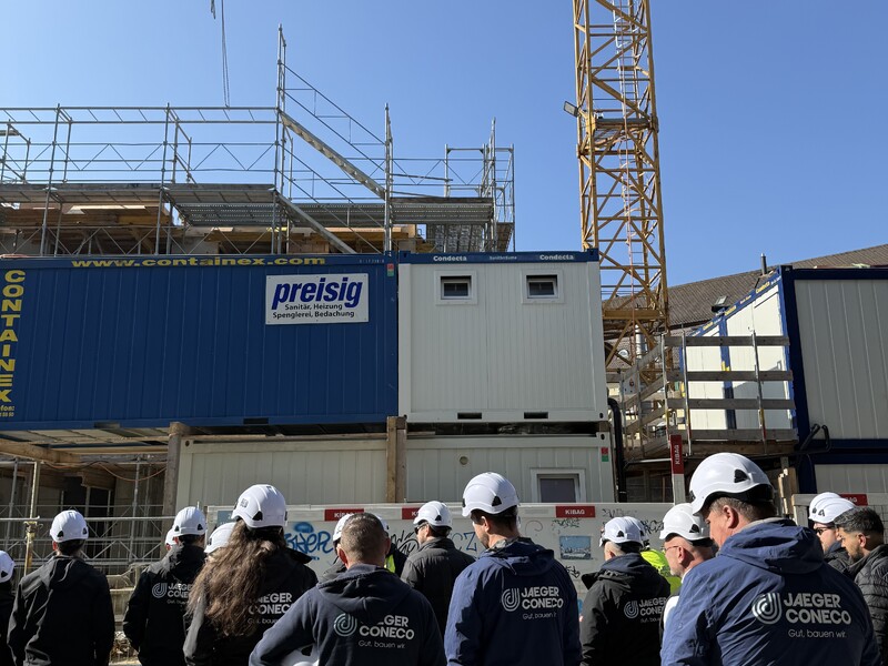 Baustellenrundgang Rötelstrasse