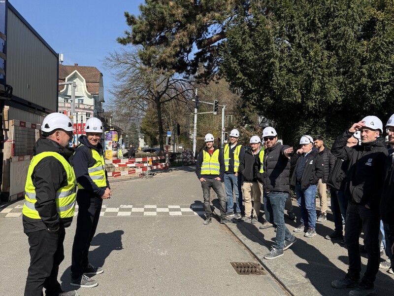 Baustellenrundgang Rötelstrasse