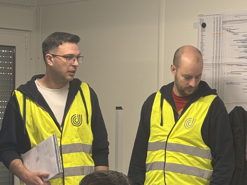 Baustellenrundgang Rötelstrasse