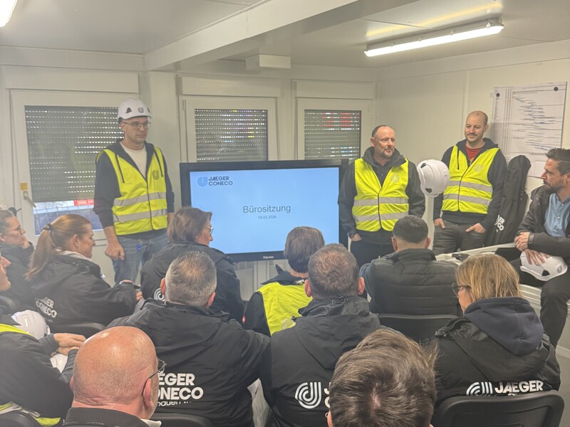 Baustellenrundgang Rötelstrasse