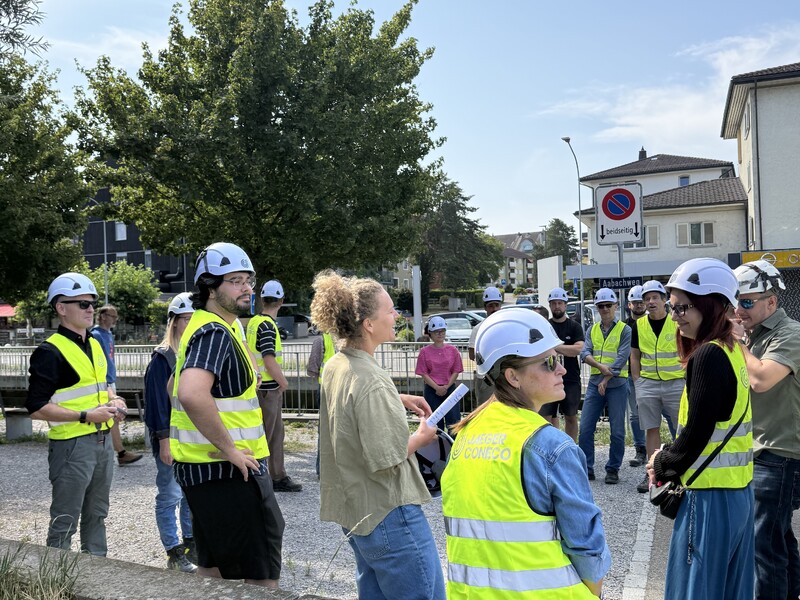 Baustellenrundgang SAGI-Areal