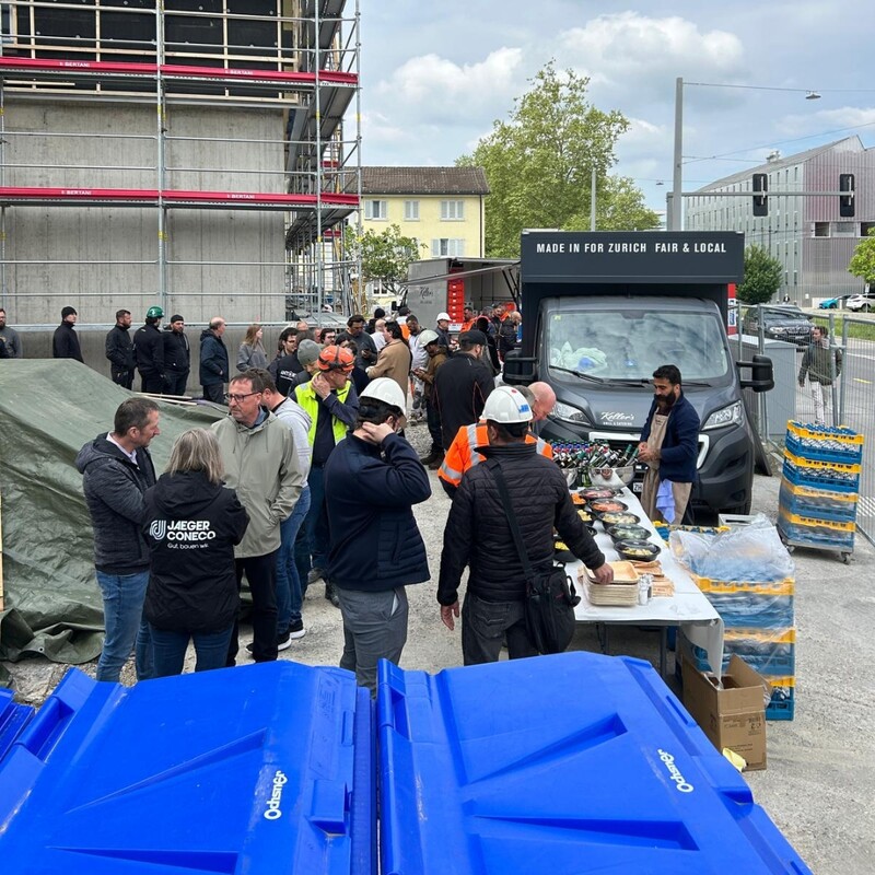 Handwerker-Zmittag am Kesslerplatz in Schlieren