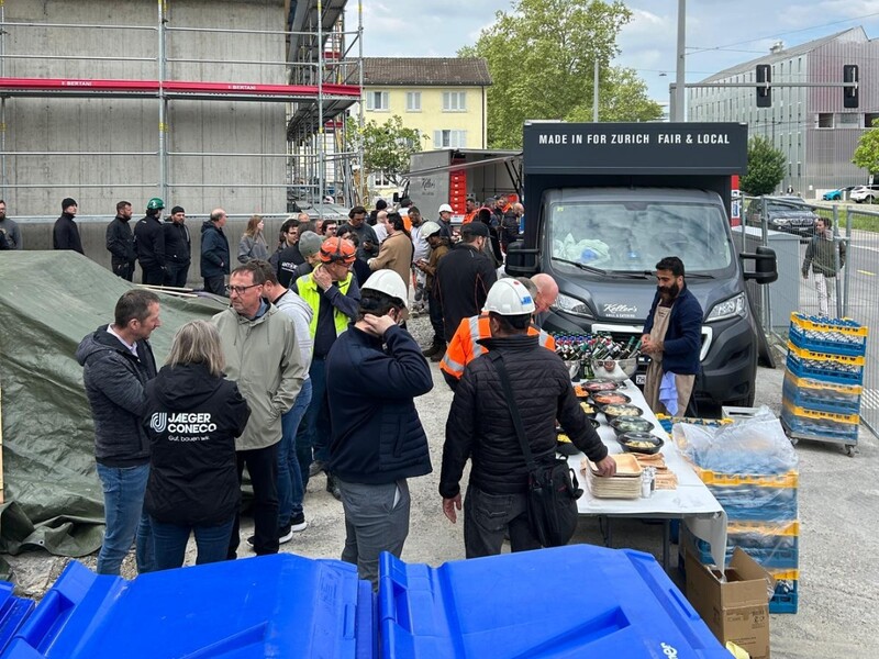 Handwerker-Zmittag am Kesslerplatz in Schlieren