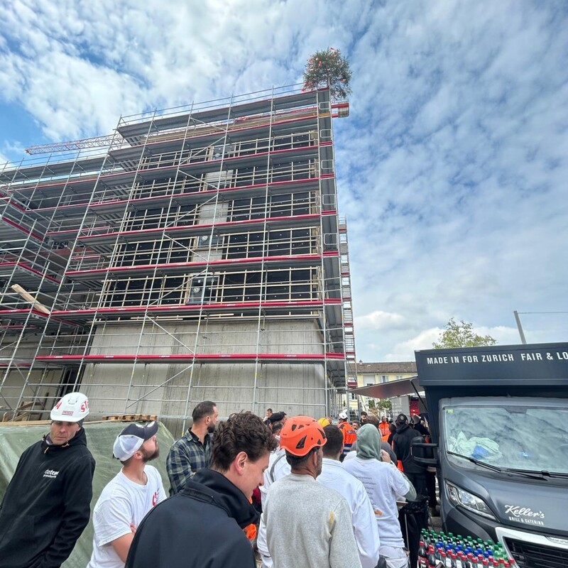 Handwerker-Zmittag am Kesslerplatz in Schlieren