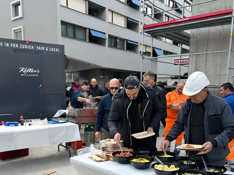 Handwerker-Zmittag am Kesslerplatz in Schlieren
