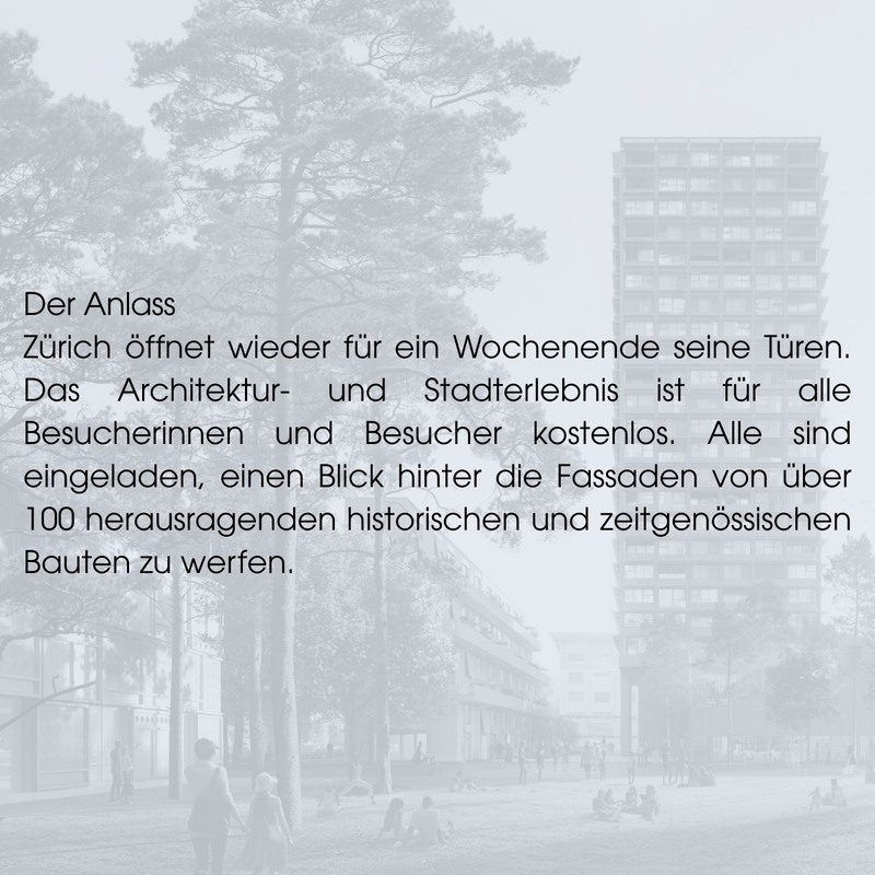 Open House Zürich 2025