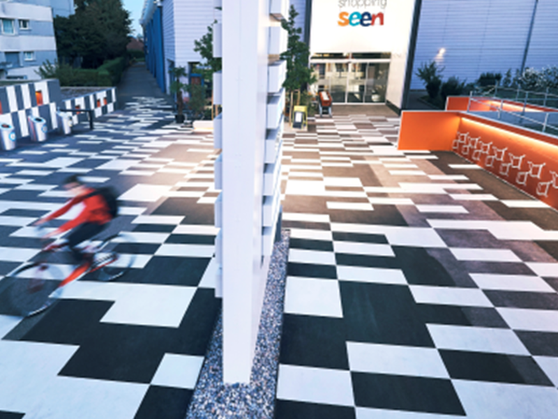 Neugestaltung Einkaufszentrum Seen